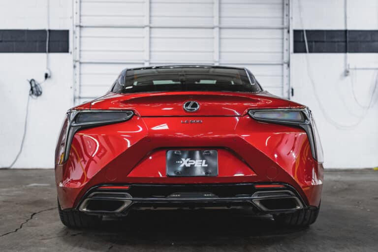 rear Lexus LC 500 xpel ultimate plus ppf